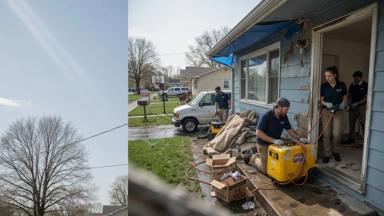 Basement Flood Cleanup in Wister, OK near me